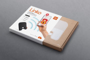 Linko baby alarm chytré polstrování do autosedačky černé BabyAuto