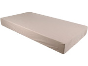 2v1 Béžové prostěradlo a chránič matrace 90x200cm