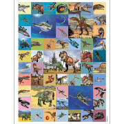 100 samolepek s omalovánkovými listy Dinosauři