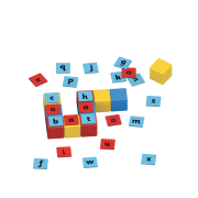 Geomag Magicube Words 55 dílků