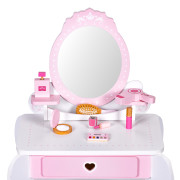 Dětská toaletka se zrcadlem, židličkou a doplňky