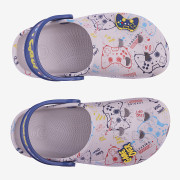 Dětské clogsy nazouváky Little Frog šedé/navy game amulet Coqui 