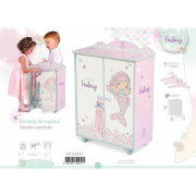 Dřevěná šatní skříň pro panenky s doplňky DeCuevas - Ocean Fantasy