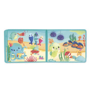 Měkká obrázková knížka do vody Mořský svět Janod