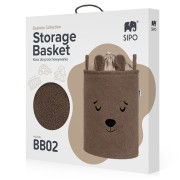 Koš na hračky Premium Bouclé se šňůrkou 43 l Sipo