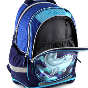 Školní batoh Dolphin II. - 3D nášivka - kroužky