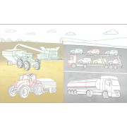 Velké omalovánky Traktory a náklaďáky