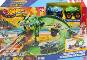 Hot Wheels Monster Trucks dráha Dračí zkáza