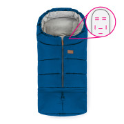 Zimní set fusak Jibot horizontal 3v1 + rukavice na kočárek Jasie Petite & Mars