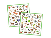 Samolepky Evropská zvířata Djeco