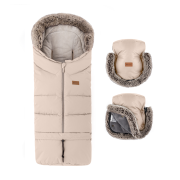 Set zimní fusak Arctic 4v1 + rukavice na kočárek Furry Petite & Mars