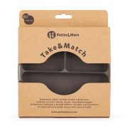 Talířek silikonový dělící kulatý Take&Match 6 m+ Petite & Mars