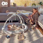 Deka hrací s hrazdičkou Cozyplay Light Grey Kinderkraft