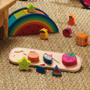 Vkládací puzzle Učím se počítat ovoce Sarah Betz Vilac