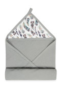 Mušelínová osuška s kapucí Design 85 x 85 cm Babymatex