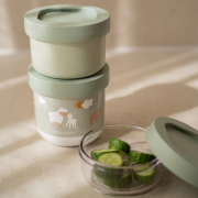 Kelímky na svačinu stohovací 3 ks Farma Little Dutch