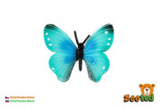 Motýl tropický Morpho Helena zooted plast 7 cm