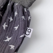 Šortky tenké harémky šedé vlaštovky Little Angel 