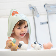 Dětská bavlněná osuška s kapucí 100x100 cm bonjourbébé