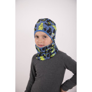 Čepice podšitá Outlast® Rakety/modrý melír