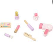 Dřevěný toaletní stolek s příslušenstvím Viga