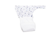 Letní spací pytel s nožičkami modré lístečky Kaarsgaren 