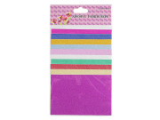 Samolepicí třpytivá fólie 10x15 cm