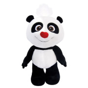 Panda plyšová s červeným nosem 15 cm