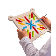 Mozaika a vyšívání s předlohami Montessori Janod