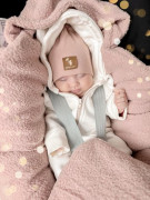 Oteplený fusák, deka s kapucí do autosedačky Beránek Baby Nellys