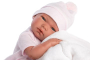 New Born holčička 73852 Llorens - realistické miminko 40 cm
