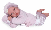 Realistická panenka miminko s měkkým látkovým tělem 42 cm Erika 33391 Antonio Juan 