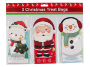 Vánoční / mikulášský dárkový sáček sada 3 ks mix 1
