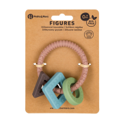 Kousátko silikonové Figures Velvet Latte Petite & Mars