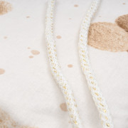 Mantinel do postýlky Love Teddy Bear beige New Baby