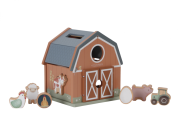 Domek s vkládacími tvary dřevěný Farma Little Dutch