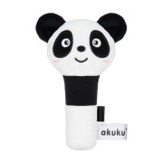 Plyšové pískátko panda černobílá Akuku