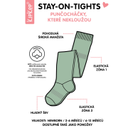 Dětské punčocháče Stay-on-Tights Mauve