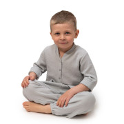 Dětské mušelínové kalhoty Luca Dove Grey Esito