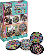 Malování na kamínky třpytivá Mandala