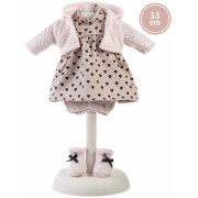 Realistická panenka Vera se zvuky a měkkým látkovým tělem 33 cm Llorens