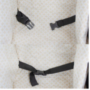 Houpačka pro děti s bezpečnostními pásy a peřinkou black light pink