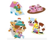 Velké samolepky Farma 50 ks Stickers Janod