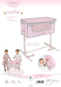 Novorozenecká postýlka pro panenky s funkcí společného spaní Sophie 2025 DeCuevas
