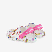 Dětské clogsy nazouváky Tlapková patrola Little Frog bílo/růž. s amuletem Coqui 