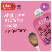 BIO Jahody s jogurtem 90 g Ella's Kitchen