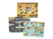 Sada s propisovacími obrázky Auta Djeco