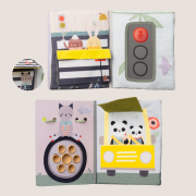 Knížka s aktivitami do auta Busy Book Taf Toys