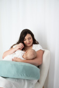 Kojicí a těhotenský polštář s pratelným potahem Moniel