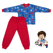 Chlapecké pyžamo Fotbal červené Esito